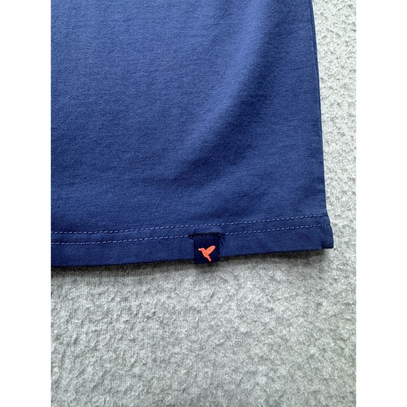 Birddogs Shirt Mens Medium Blue Short Sleeve Stretch Logo Graphic Casual Tee - Picture 4 of 12